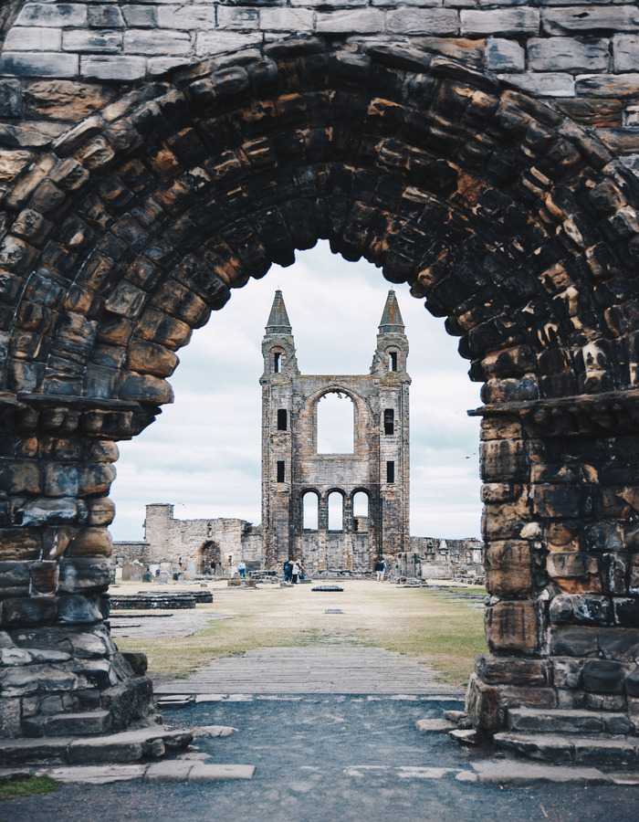 St Andrews Cathedral View through the ruins