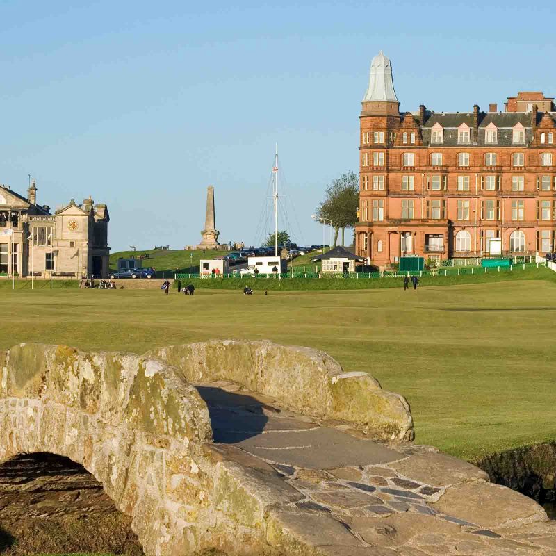 Bridge on St Andrews Old Course Links