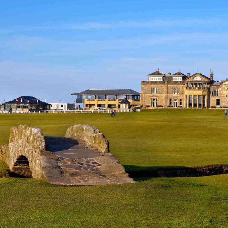 The St Andrews Old Course golf course